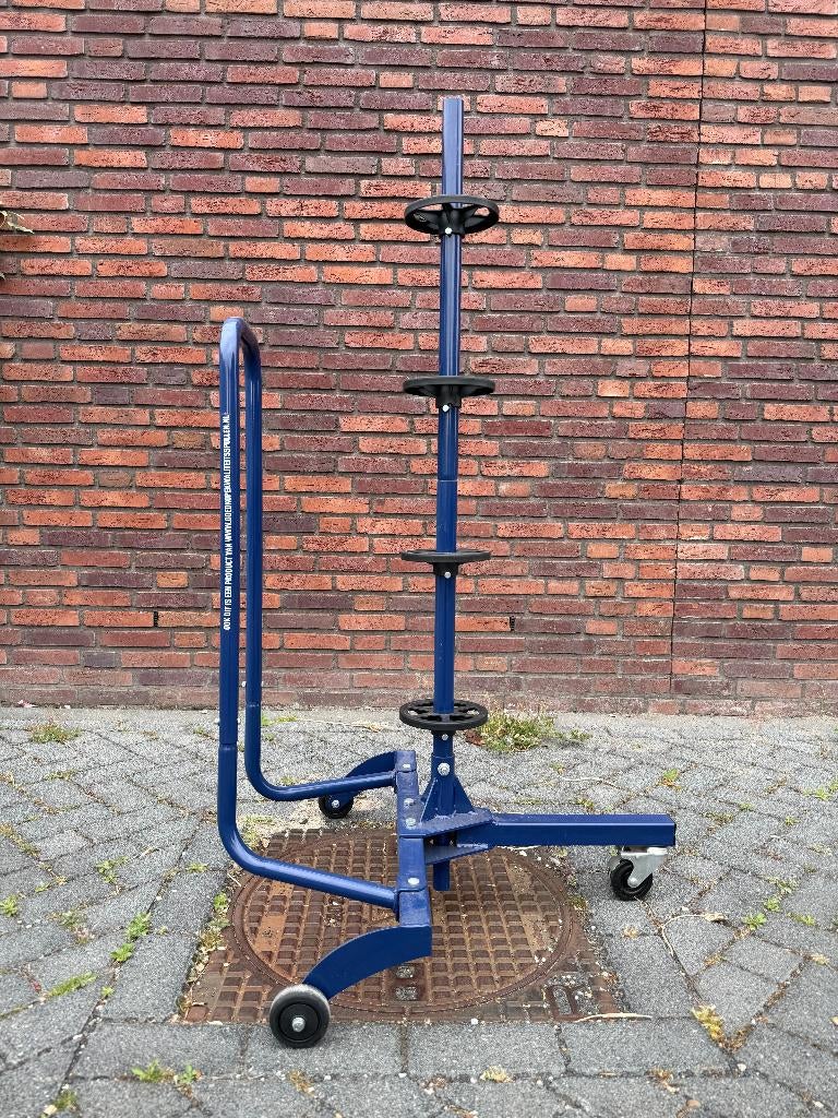 Stevige verrijdbare velgenboom met zwenkwiel, Auto diversen, Velgenbomen, Ophalen, Zo goed als nieuw
