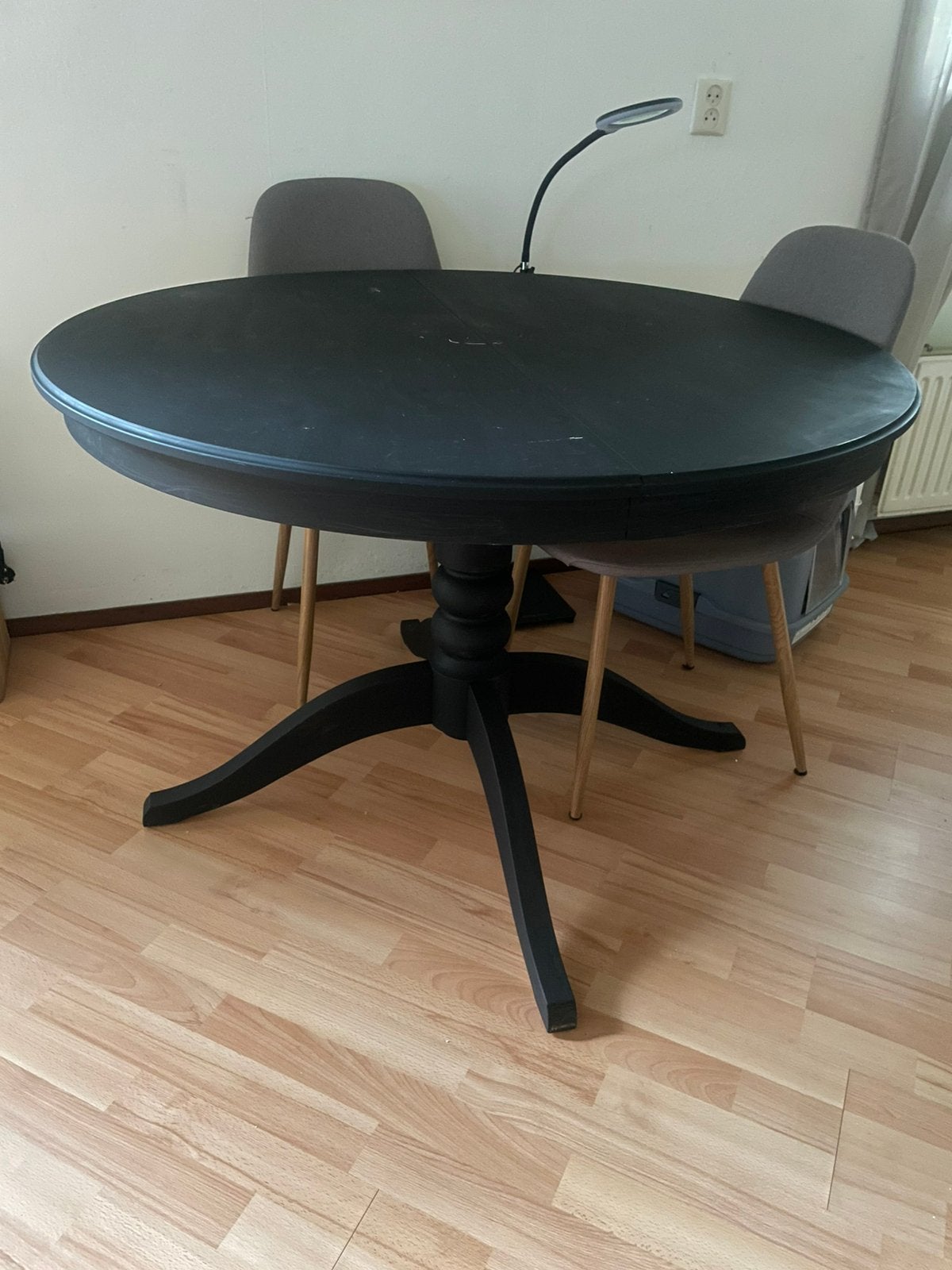 Eethoektafel, Huis en Inrichting, Tafels | Eettafels, Ophalen, Gebruikt, Rond, Vijf personen of meer