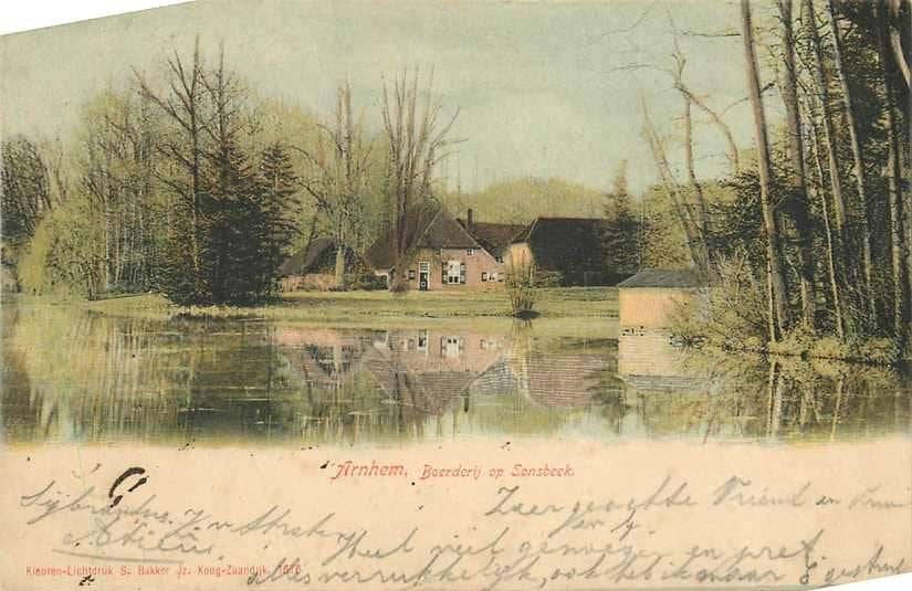 377-676-009 Arnhem Boerderij Sonsbeek, Verzenden, Voor 1920, Gelderland