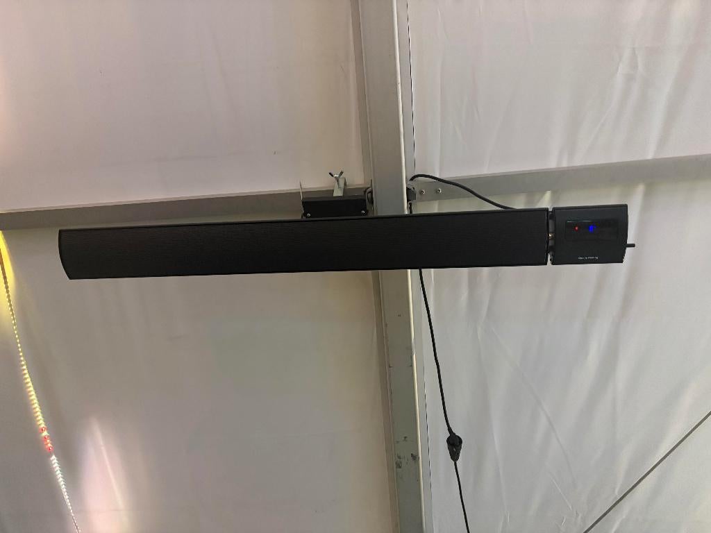 Infrarood Caleo 1800W & 2400W  Terrasverwarming, Tuin en Terras, Terrasverwarmers, Plafond, Draaibaar, Zo goed als nieuw, Ophalen