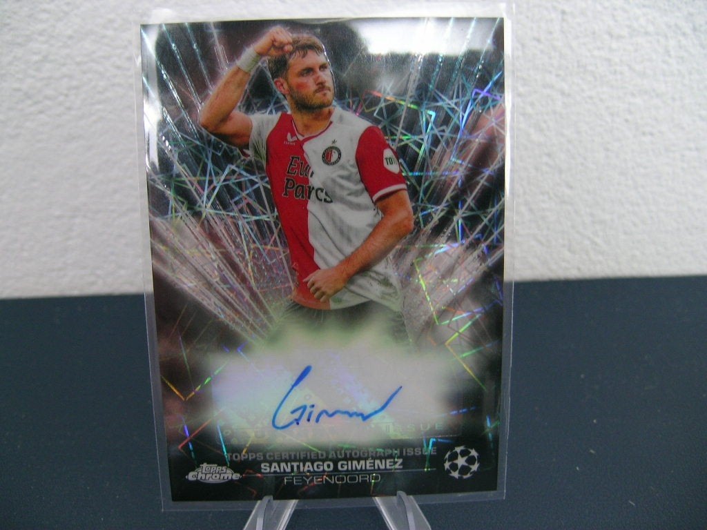 Santiago Gimenez Black Lazer Autograph Card, Ophalen of Verzenden, Zo goed als nieuw, Losse kaart