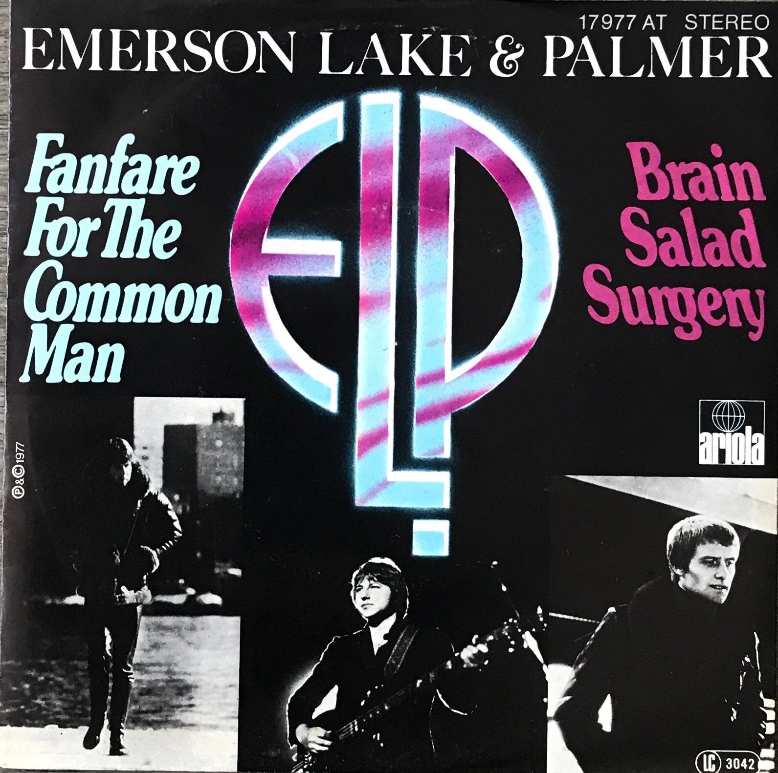 Emerson, Lake&Palmer - Fanfare for the common people(Tip/UK2, Verzenden, Zo goed als nieuw, 7 inch, Pop