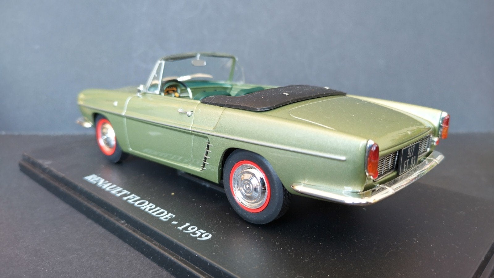 Renault Floride 1959 1:24 Atlas Collections Pol, Auto, Verzenden, M, Zo goed als nieuw