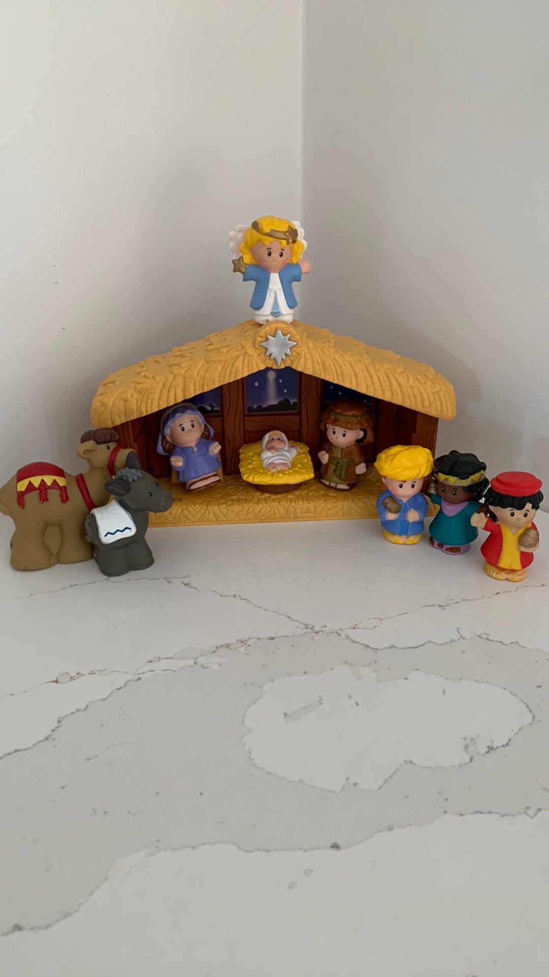 Kerststal.  Little people., Kinderen en Baby's, Speelgoed | Fisher-Price, Ophalen of Verzenden, Zo goed als nieuw, Speelset