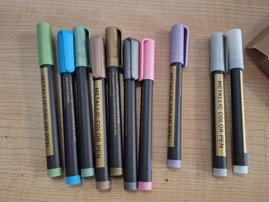 metallic color pen, Hobby en Vrije tijd, Ophalen of Verzenden, Nieuw