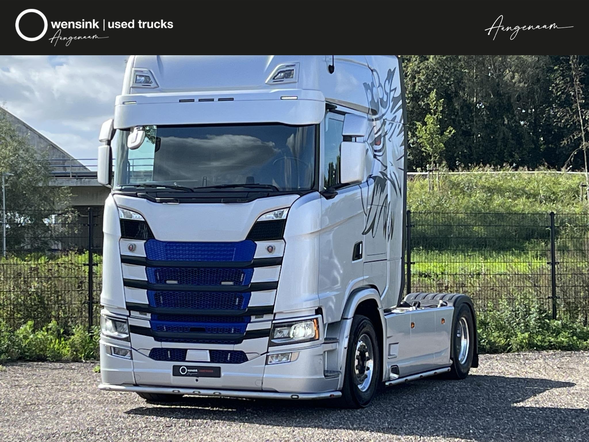 Scania S520 V8 | Full Air 2+4 | Retarder | Alcoa's | Leather, Auto's, Automaat, Stof, Scania, 520 pk