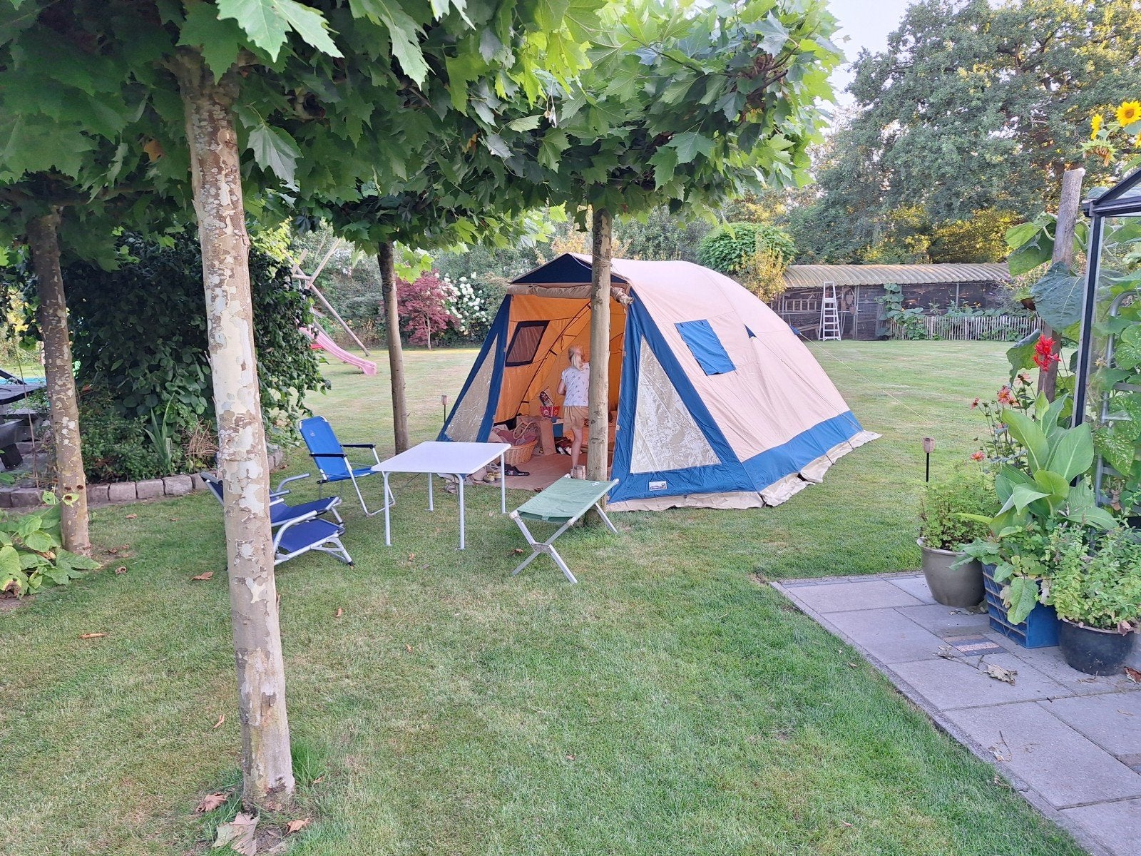 Vrijbuiter Arkansas 5 personen tent, Caravans en Kamperen, Tenten, Ophalen, Gebruikt