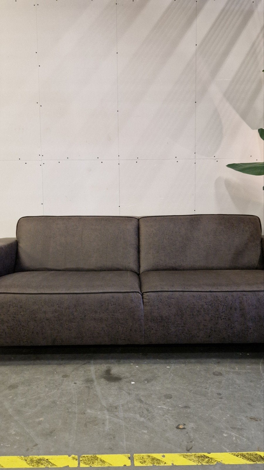 Foto 6 van Moderne 3-Zits Bank Bruin Microleder 217x95 – Top Staat