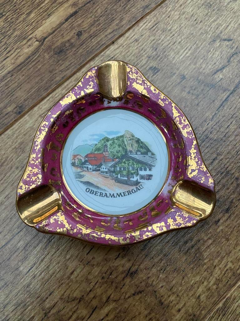 Vintage Asbak Oberammergau - Bavaria Wagner Bayreuth, Ophalen of Verzenden, Zo goed als nieuw, Asbak