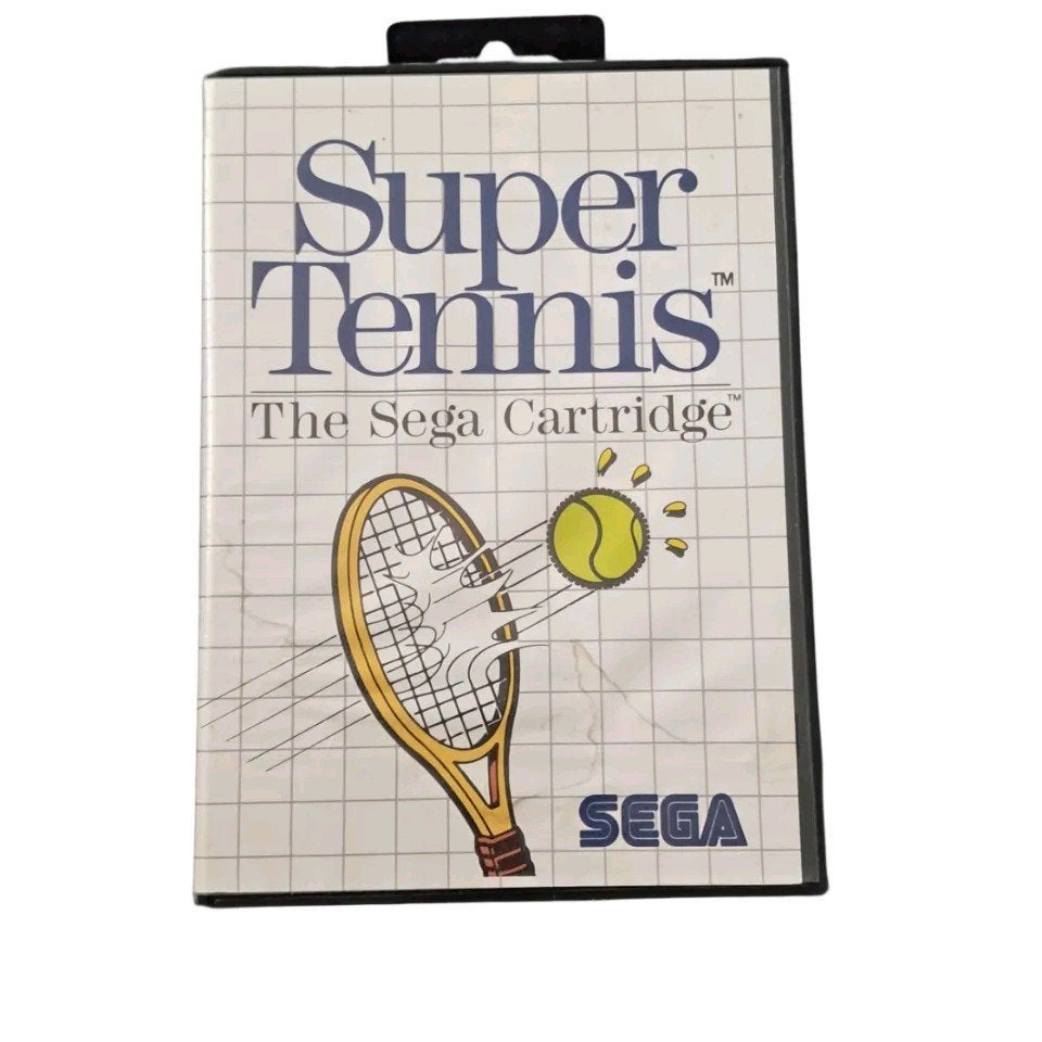 Sega Master System Super Tennis CIB, Spelcomputers en Games, Games | Sega, Gebruikt, 1 speler, Ophalen of Verzenden, Sport