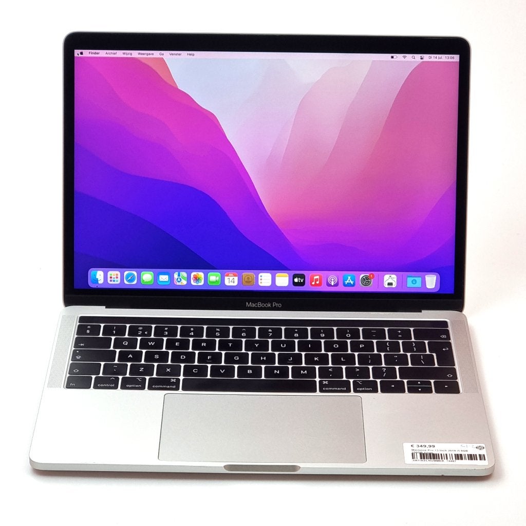 Macbook Pro 13 Inch 2019 i5 8GB 256GB Zilver, Apple, Zo goed als nieuw, Support@apple.com, One Apple Park Way
Cupertino, CA 95014
United States