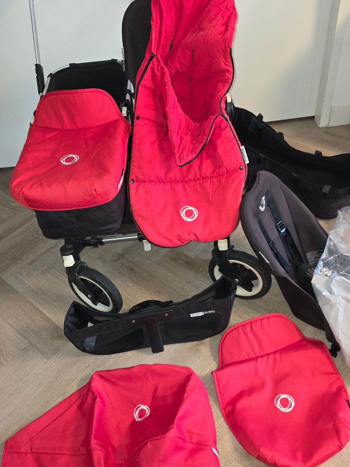 Bugaboo Donkey Duo Kinderwagen - Compleet met accessoires, Gebruikt, Bugaboo, Duowagen, Ophalen