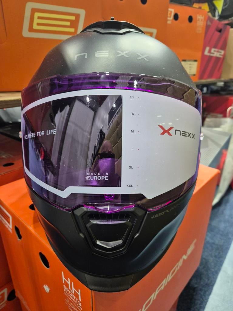 Nexx Intergraal XL  motor, scooter, bromfiets, XL, Kinderen, Ophalen of Verzenden, Integraalhelm