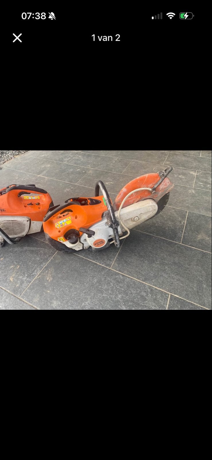 Stihl doorslijper TS 420  beton zaag, Gebruikt, 70 mm of meer, Overige typen, Ophalen of Verzenden