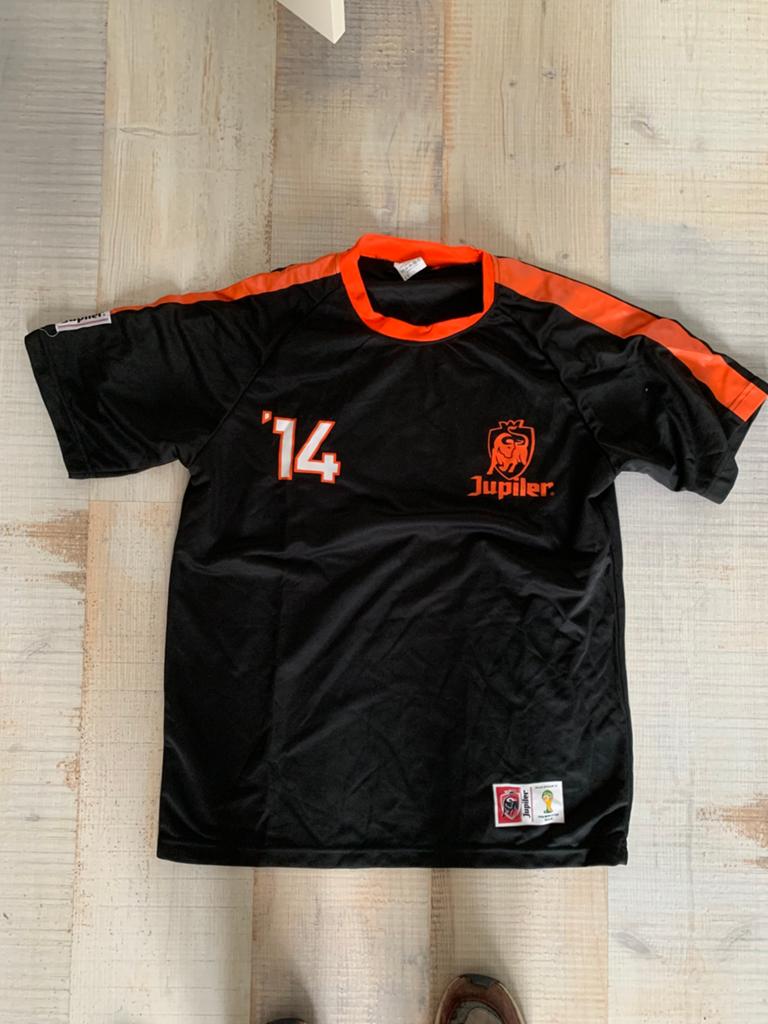 Jupiler voetbalshirt zwart maat L, Ophalen of Verzenden, Zo goed als nieuw