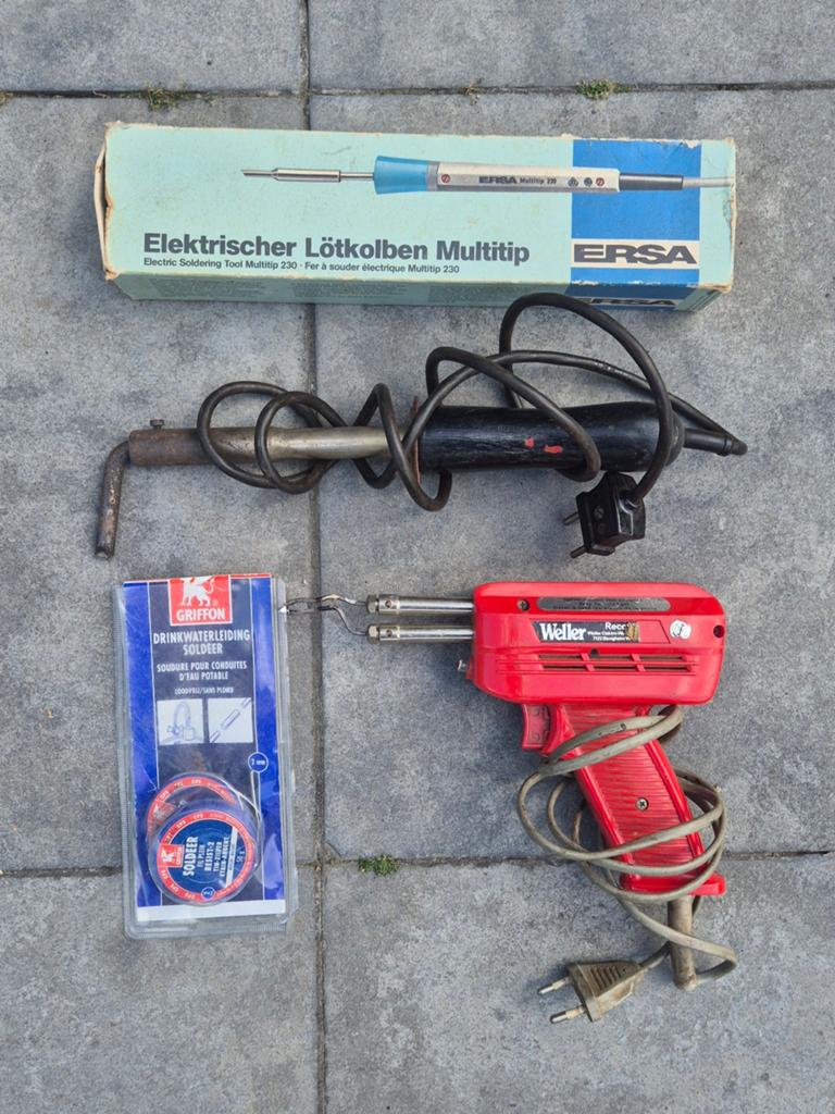 Diverse soldeerbouten, Ophalen