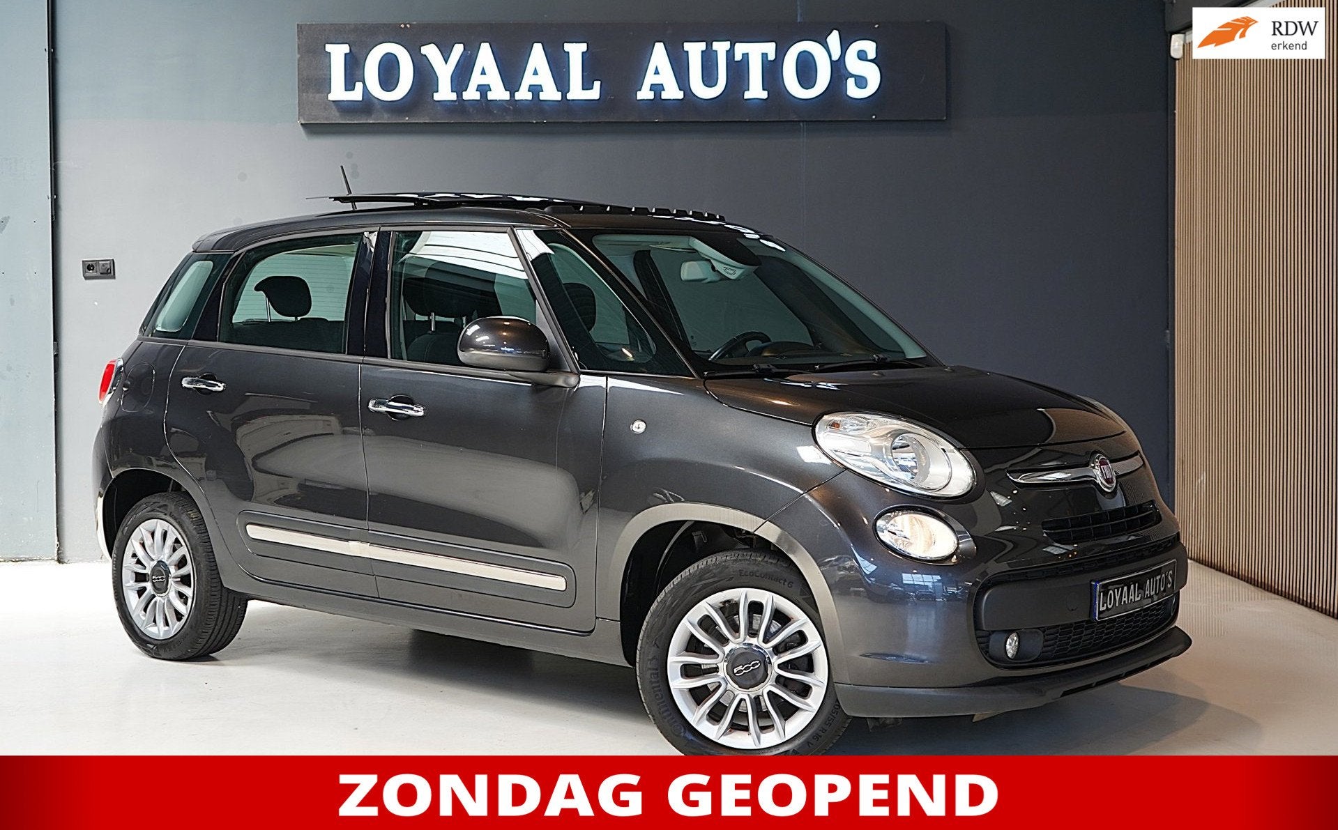 Fiat 500 L 0.9 TwinAir CNG Lounge | AIRCO | CRUISE | PANO |, Voorwielaandrijving, 86 pk, Gebruikt, Euro 6
