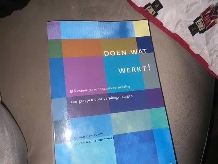 Doen wat werkt! Effectieve gezondheidsvoorlichting, Gelezen, Verzenden, Gamma, Van der Burgt, Van Mechelen-Gevers