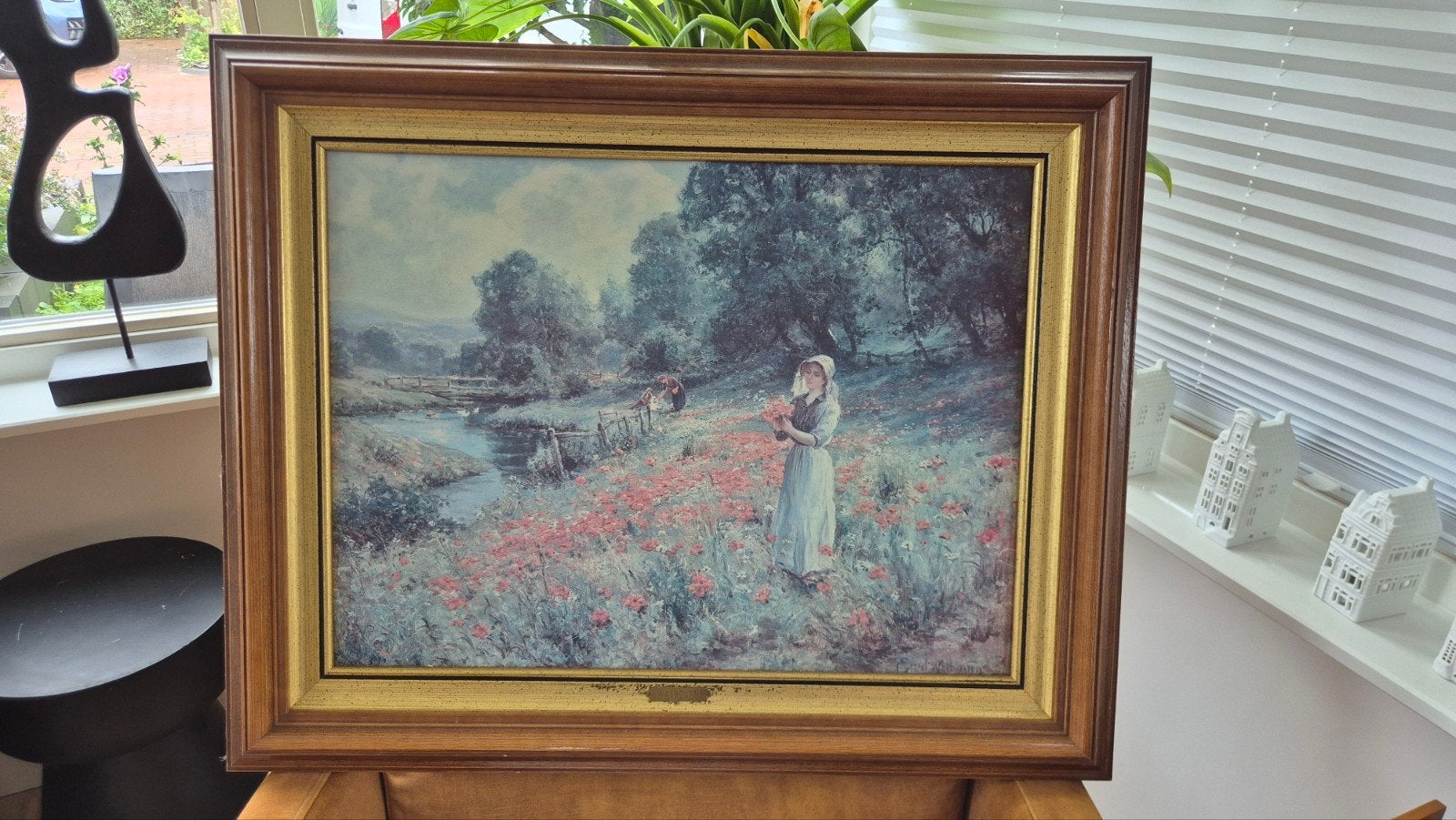 Schilderij 'Veldboemen' van E. Walbourn,, Ophalen