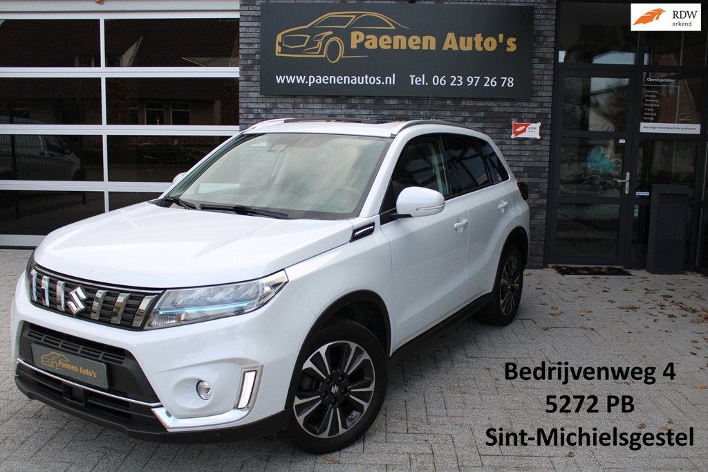 Suzuki VITARA 1.5 DualJet Hybrid 4WD, Pano, ACC, Navi, Cam,, Auto's, Suzuki, Gebruikt, 4 cilinders, 400 kg, Leder en Stof