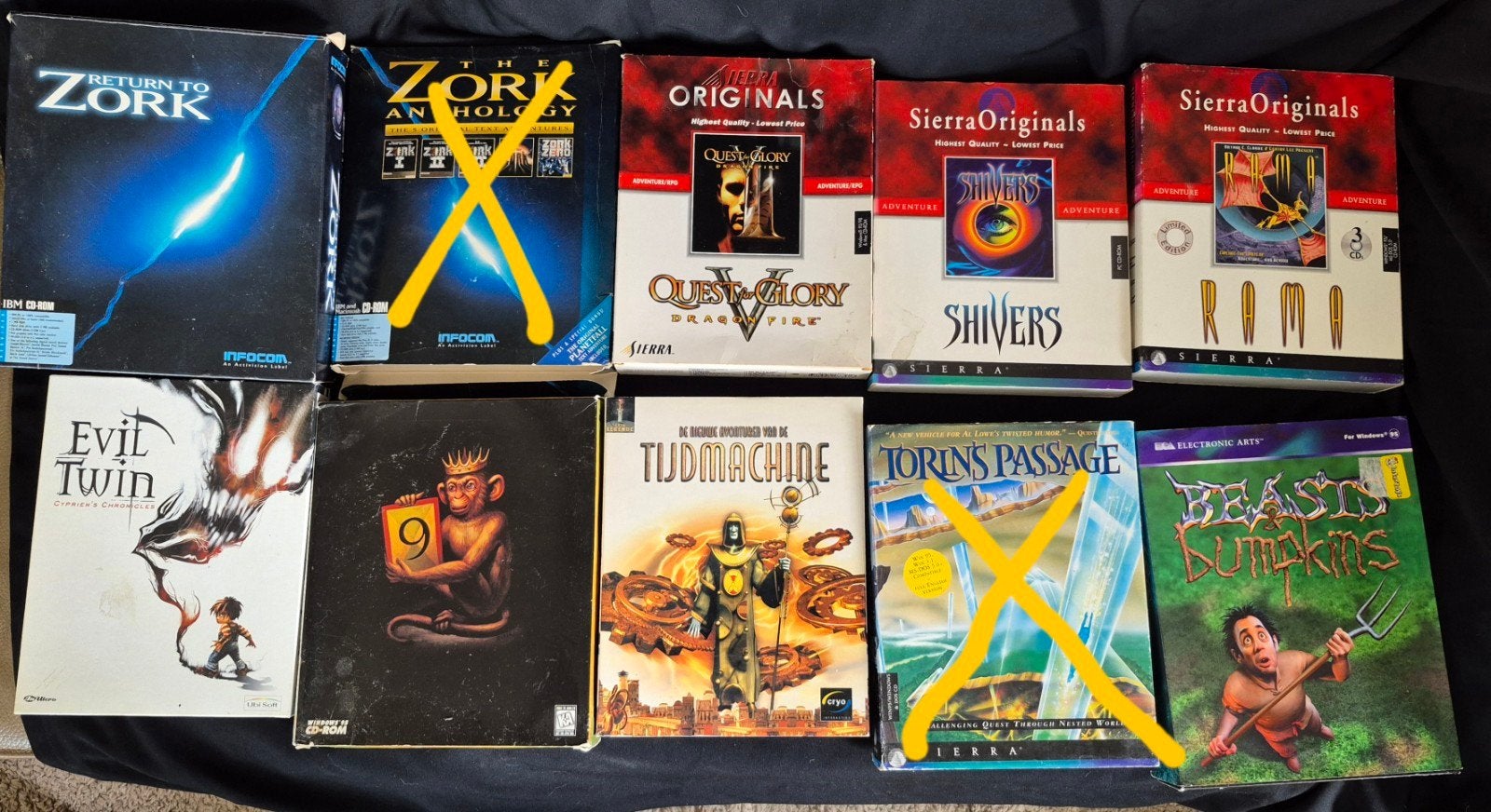 10x Retro Vintage jaren 90 of 2000 pc games, 1 speler, Ophalen of Verzenden, Zo goed als nieuw, Vanaf 3 jaar