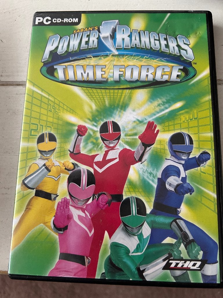 Vintage Pc spel game power rangers time force, Avontuur en Actie, Gebruikt, 1 speler, Eén computer