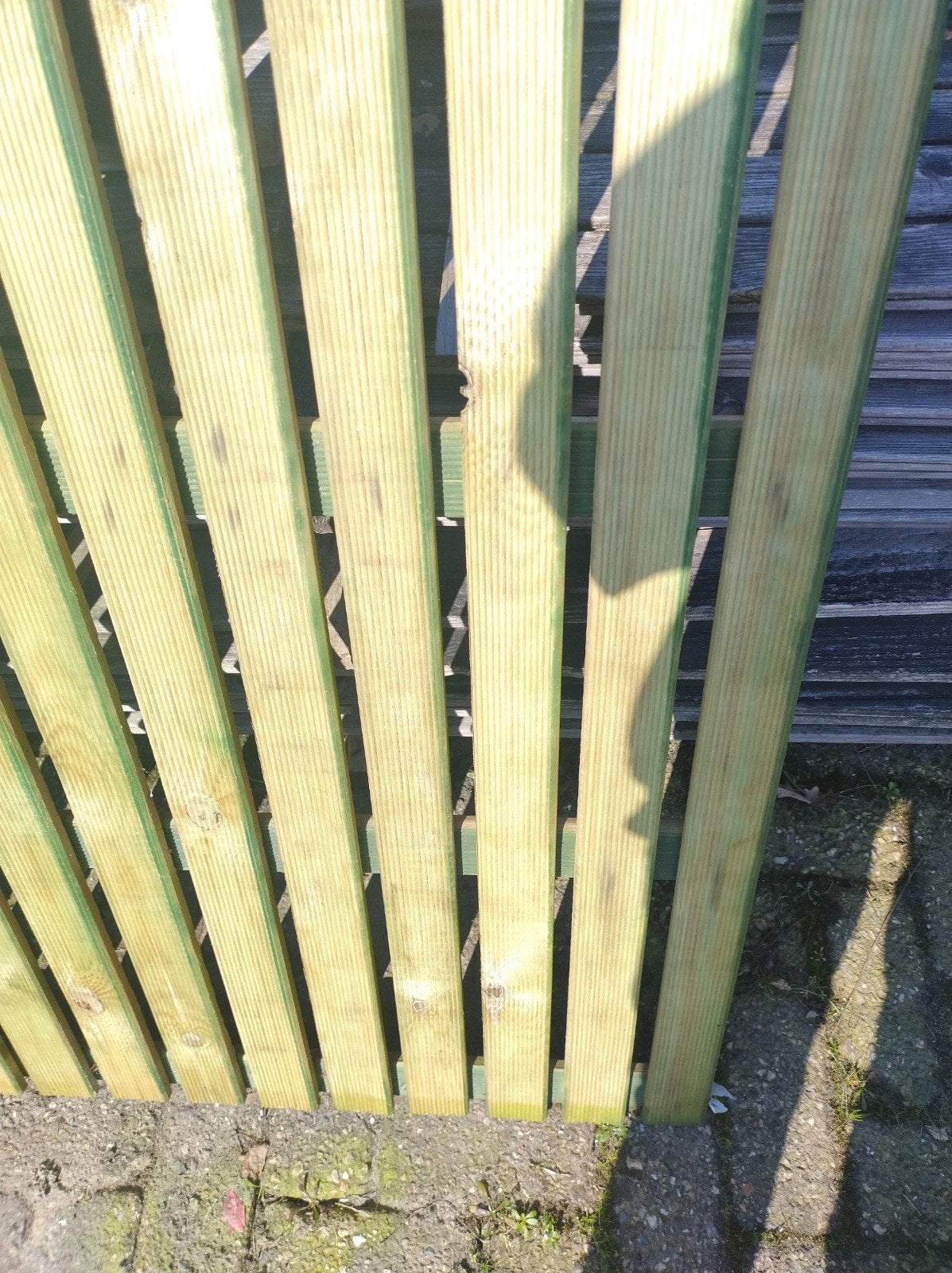 houtentuintegels reliëf, Tuin en Terras, Ophalen, Hout, Minder dan 3 meter, 1 tot 2 meter