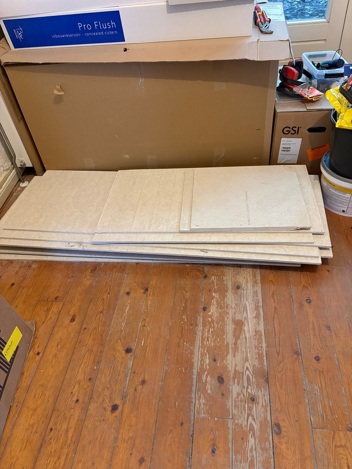 Fermacell 2E11 vloer element incl lijm, Ophalen, Nieuw, Overige materialen, 20 tot 50 mm