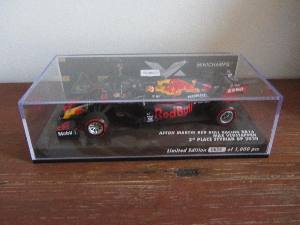 Aston Martin Red Bull Racing RB16 - Max Verstappen, Ophalen of Verzenden, Nieuw, Auto, MiniChamps