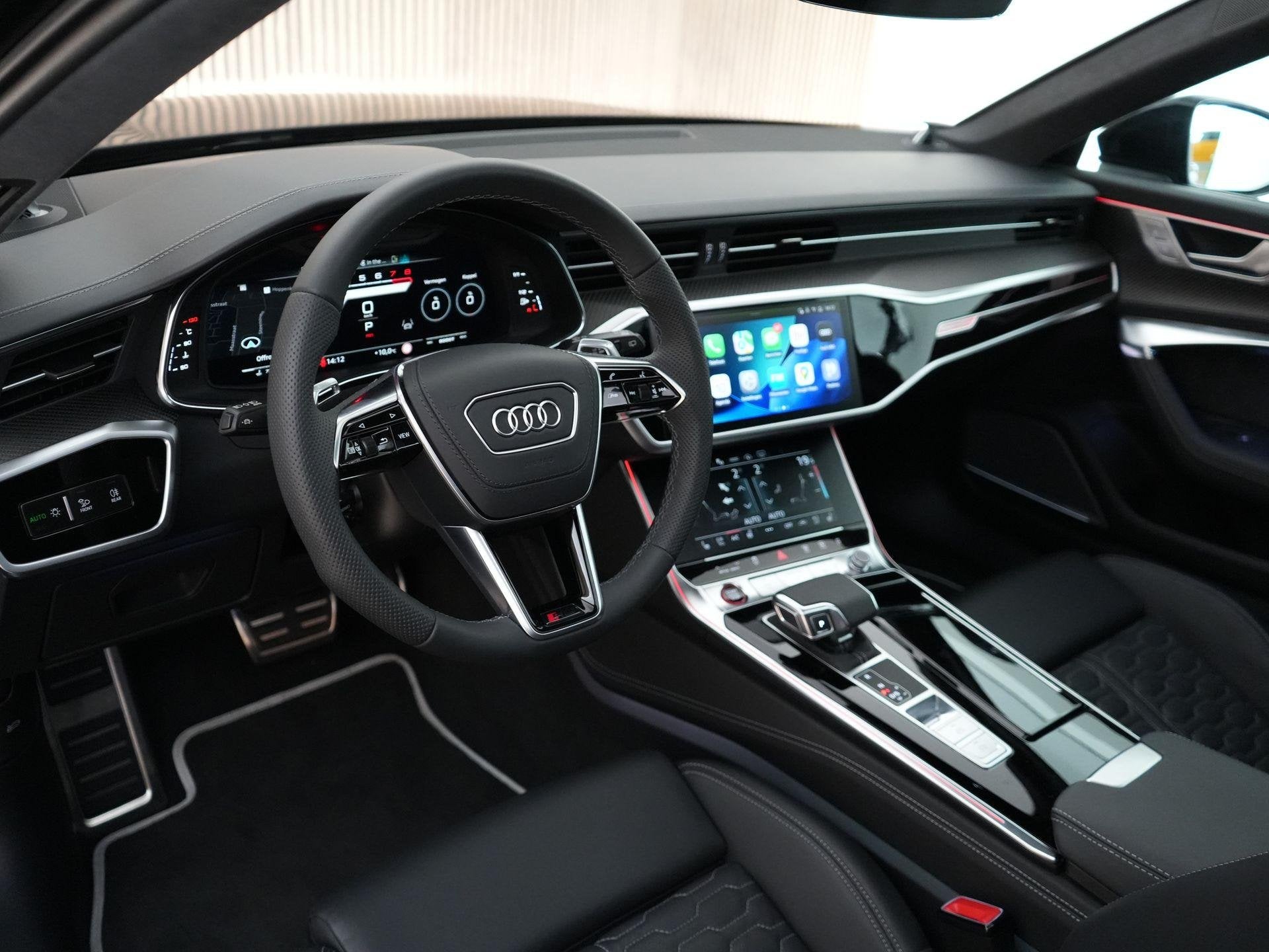 Audi RS6 Avant Performance TFSI 630pk quattro |BTW|B&O Advan, Auto's, Automaat, Gebruikt, Leder, Vierwielaandrijving