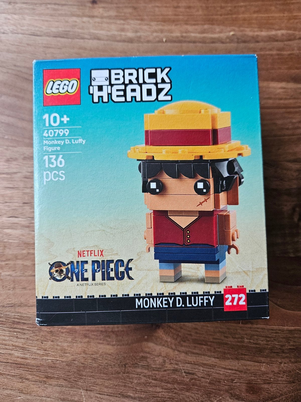 LEGO 40799 Brickheadz One Piece - Monkey D. Luffy, Ophalen of Verzenden, Nieuw