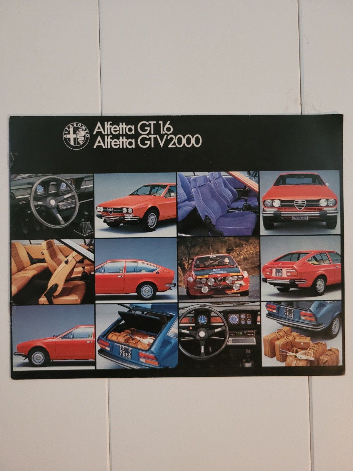 Alfa Romeo Alfetta GT 1.6 GTV 2000 Brochure, Ophalen of Verzenden, Zo goed als nieuw, Alfa Romeo, Alfa Romeo
