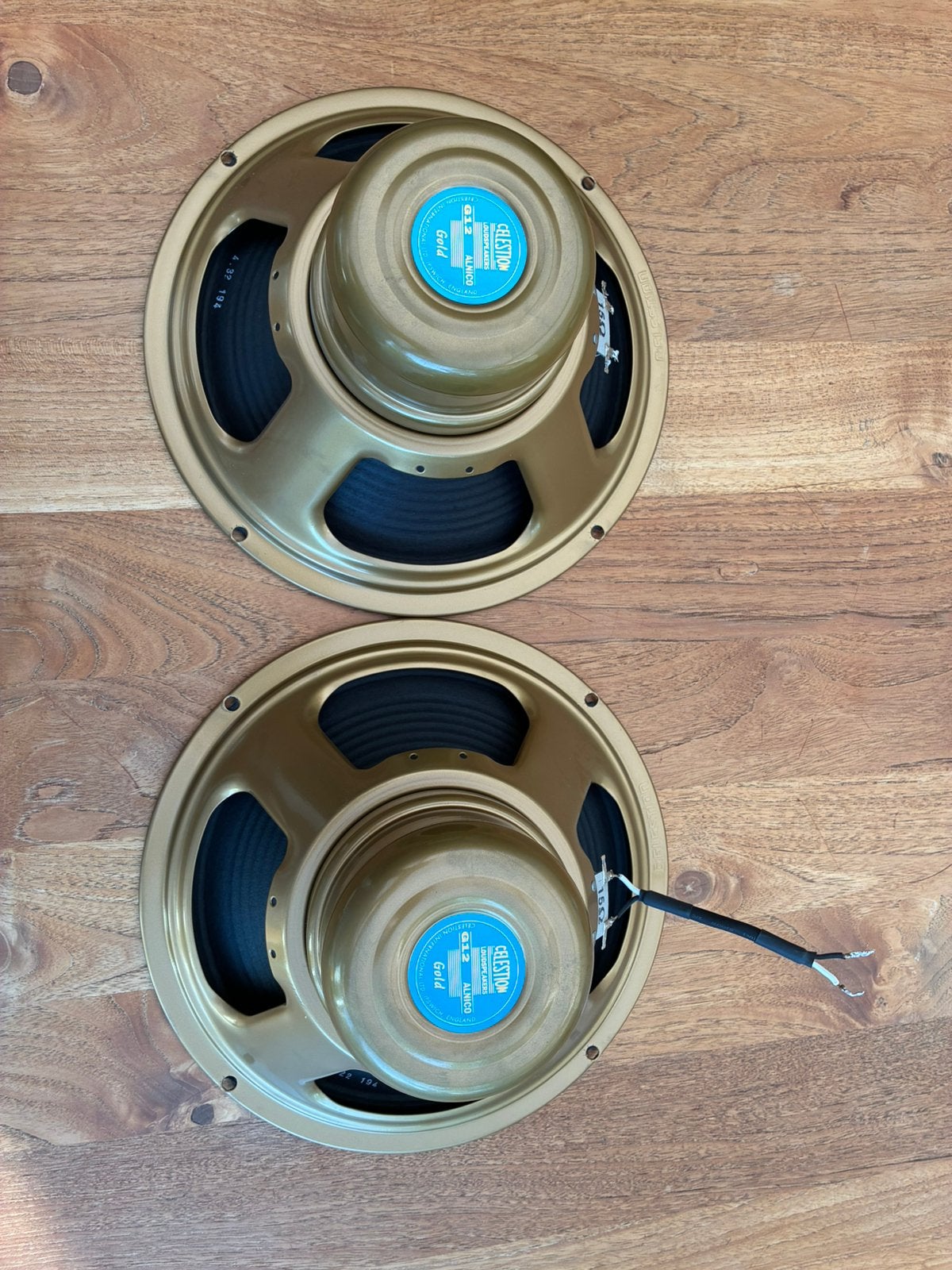2x Celestion Gold Alnico G12 15 Ohm, Ophalen, Gebruikt, Elektrische gitaar