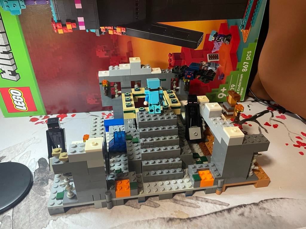 Lego Minecraft 21124, Ophalen of Verzenden, Gebruikt, Complete set, Lego