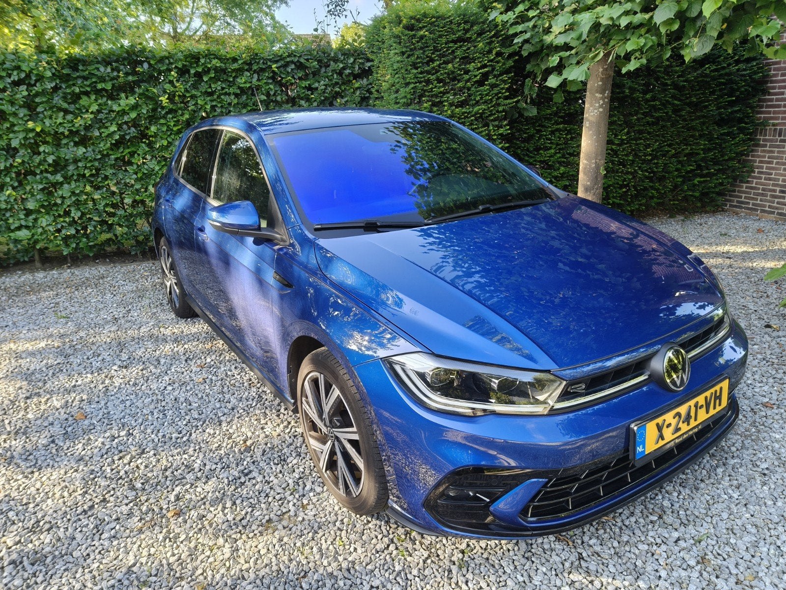 Volkswagen Polo TSI 95pk R-line 37.999km, Voorwielaandrijving, Stof, Blauw, 49 €/maand