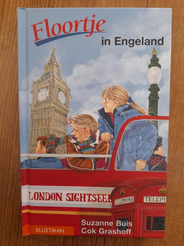 Floortje in Engeland - Avontuurlijk kinderboek, Ophalen of Verzenden, Zo goed als nieuw, Suzanne Buis, Cok Grashoff, Fictie algemeen