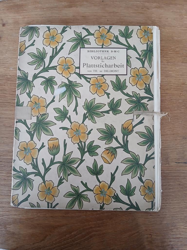 Vorlagen Plattsticharbeit (borduren met platsteek) 1911, Ophalen of Verzenden, Gebruikt, Handborduren, Patroon