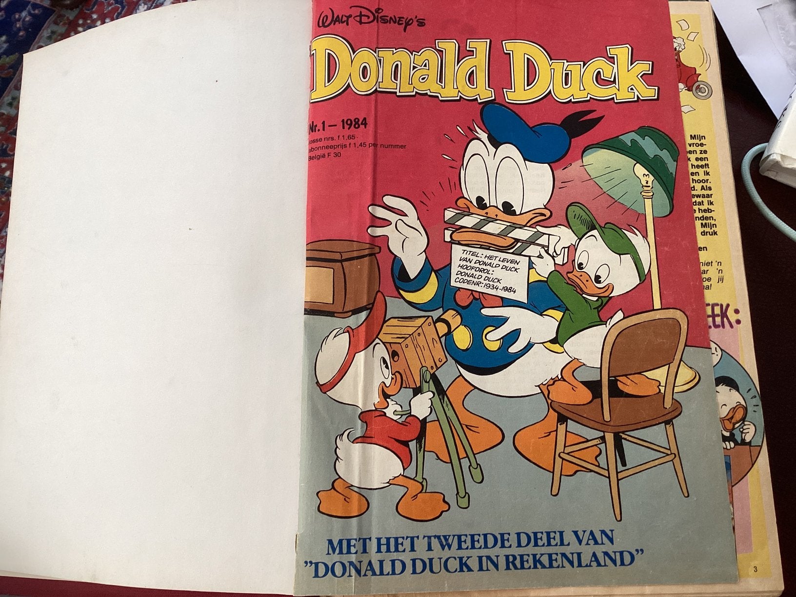 Donald Duck 1984 gebundeld, Boeken, Eén stripboek, Ophalen of Verzenden, Zo goed als nieuw