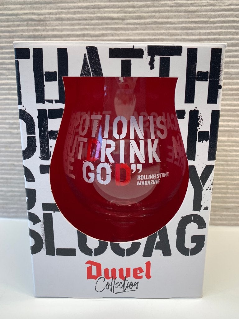 Nieuwste Duvel glas Michel Moortgat Rolling Stone, Ophalen of Verzenden, Nieuw, Glas of Glazen, Duvel
