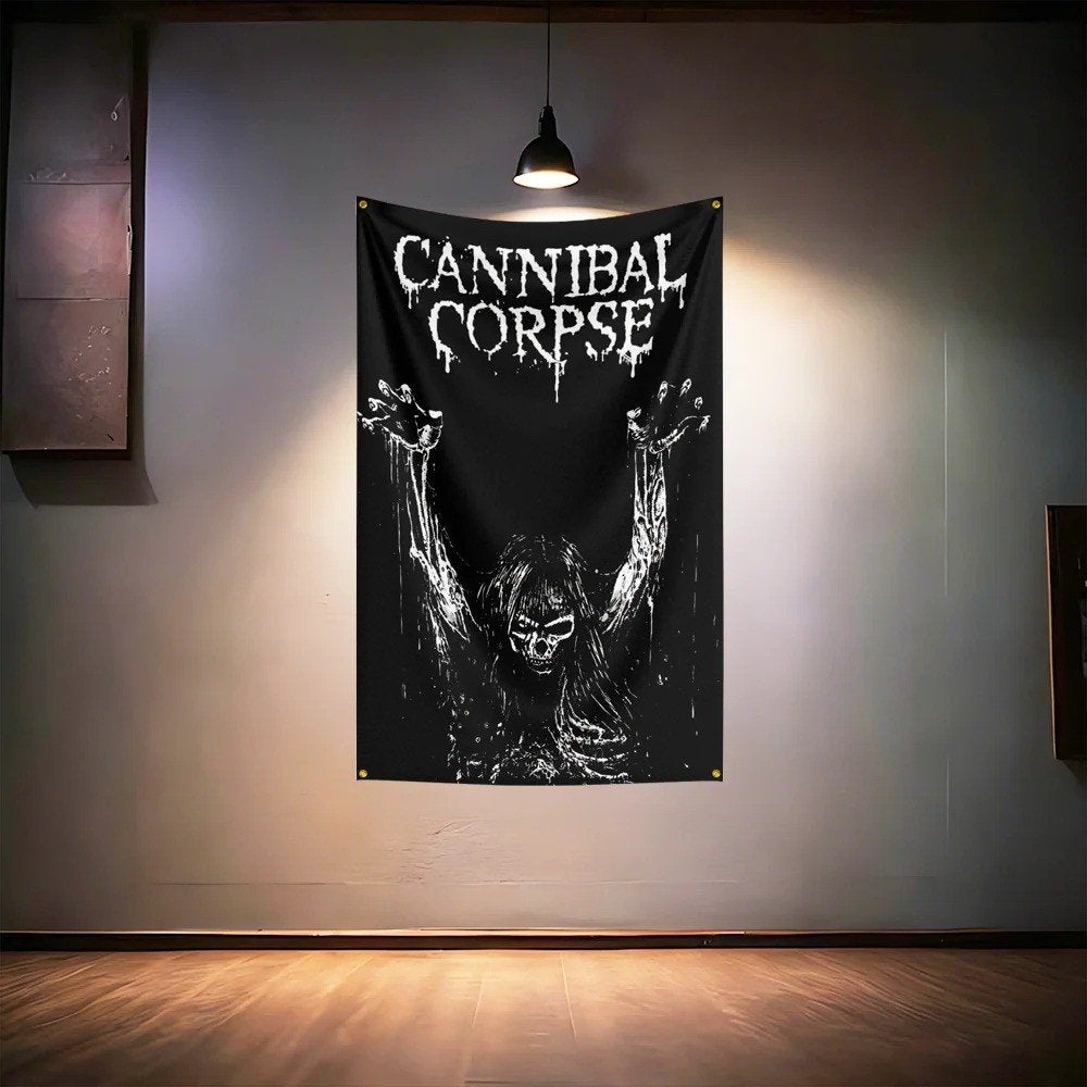Grote vlaggen Cannibal Corpse (150x90cm), Ophalen of Verzenden, Nieuw