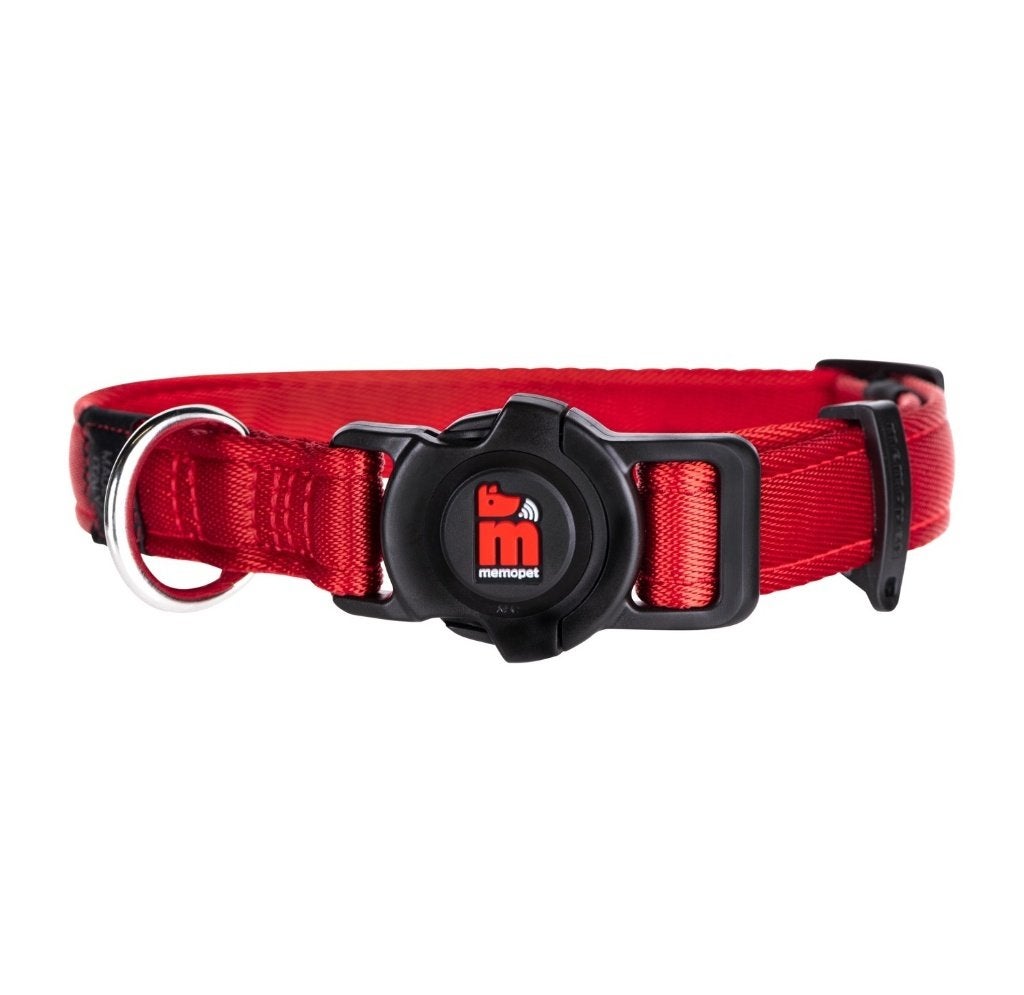 MY FAMILY Memopet Halsband NFC Rood Nek 26-37 cm AANBIEDING!, Ophalen of Verzenden, Nieuw
