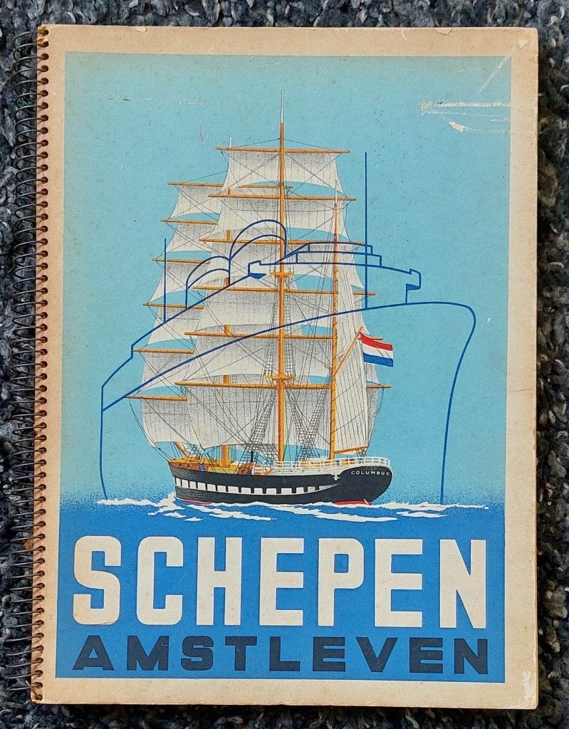 Amstleven Schepen 1939 plaatjesalbum, Ophalen of Verzenden, Gelezen, Plaatjesalbum