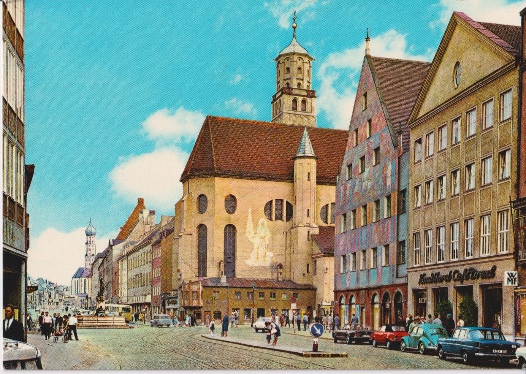 Duitsland, Augsburg auto's, Mercedes 230 SL,Glas 1004 Cabrio, Ophalen of Verzenden, 1960 tot 1980, Ongelopen, Duitsland
