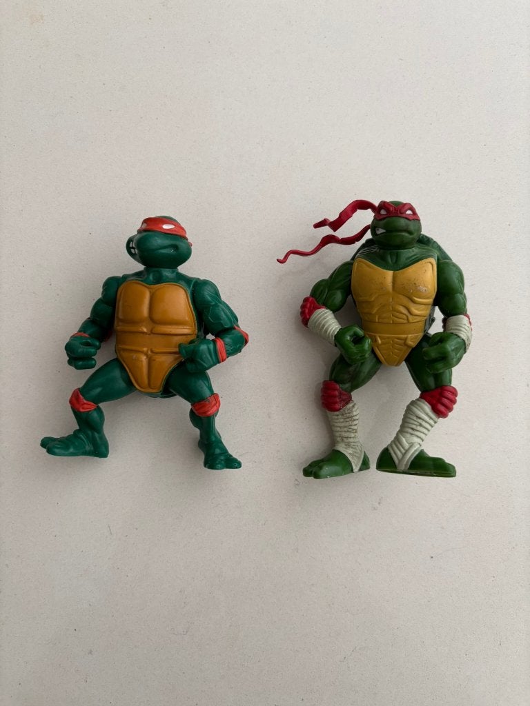 Vintage raphael teenage mutant ninja turtles actiefiguren 2!, Kinderen en Baby's, Speelgoed | Actiefiguren, Ophalen of Verzenden