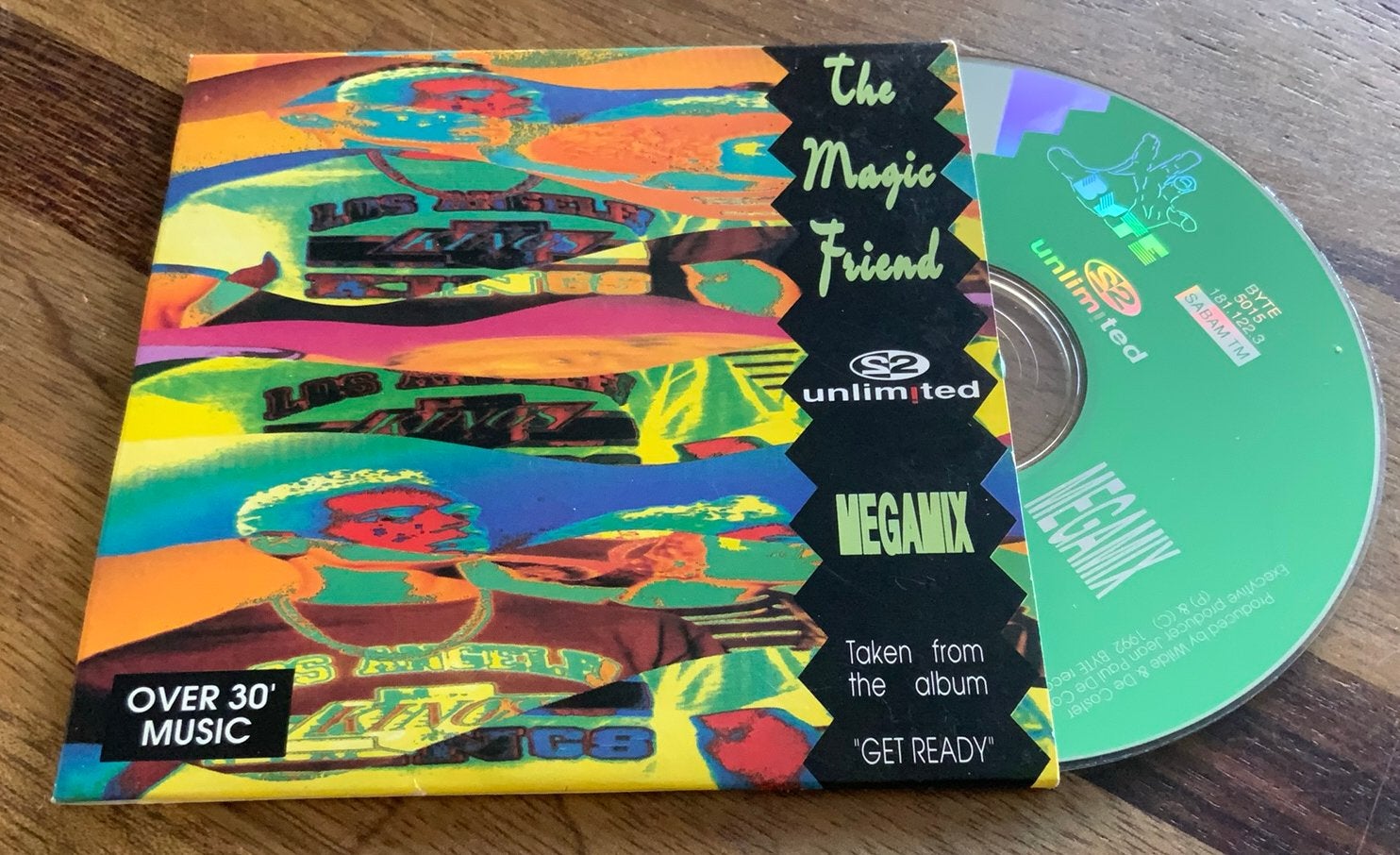 CD SINGLE 2 UNLIMITED THE MAGIC FRIEND 1992 BYTE RECORDS EU, Verzenden, Zo goed als nieuw, Dance en House