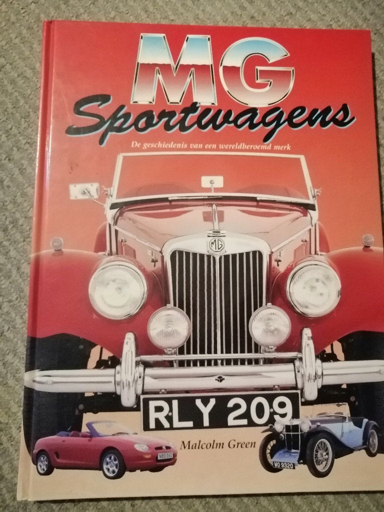 MG Sportwagen boek, Geschiedenis van een Wereldberoemd Merk, Boeken, Ophalen of Verzenden, Zo goed als nieuw, Overige merken