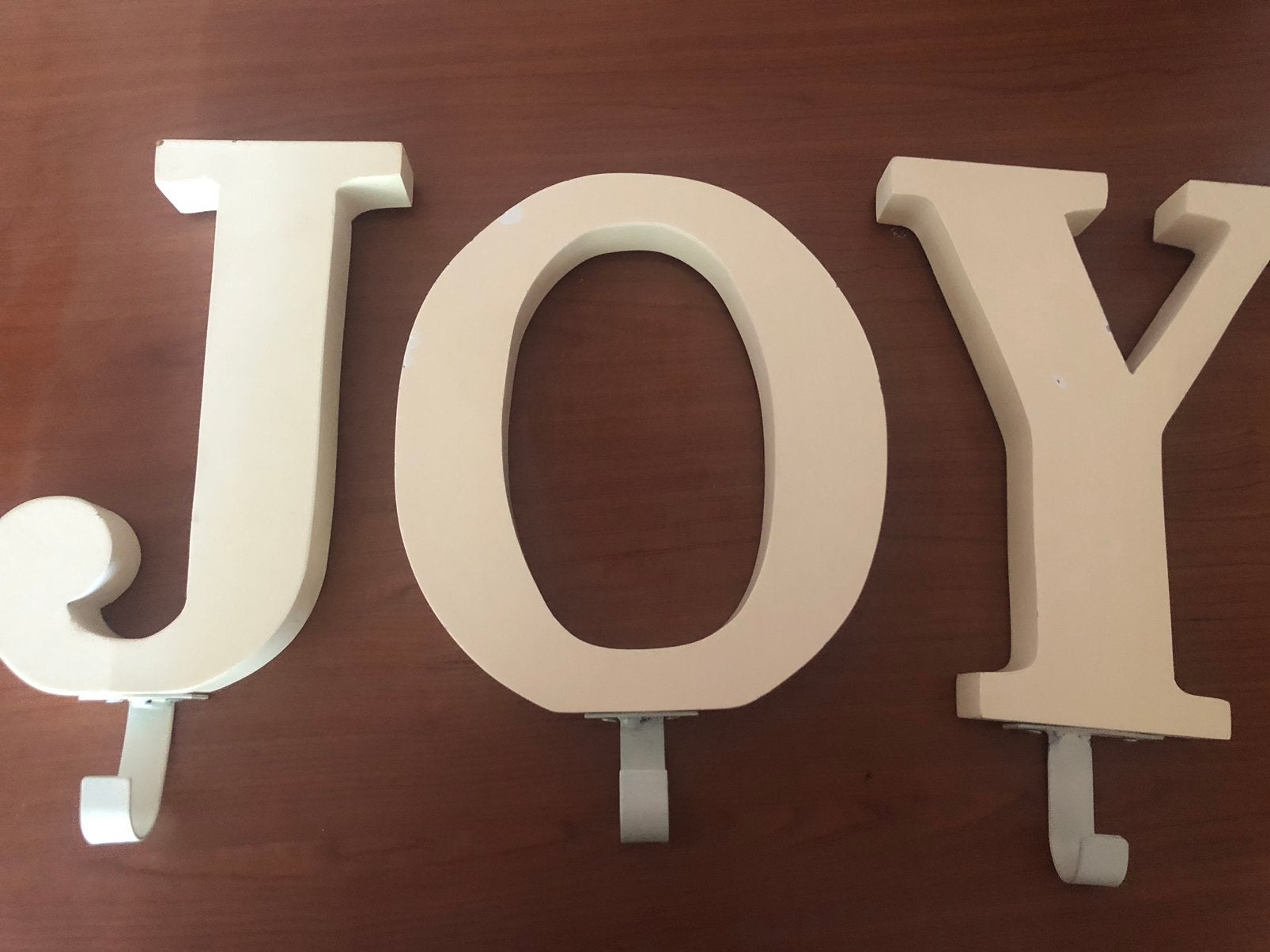 Haak letters JOY, Ophalen of Verzenden, Gebruikt