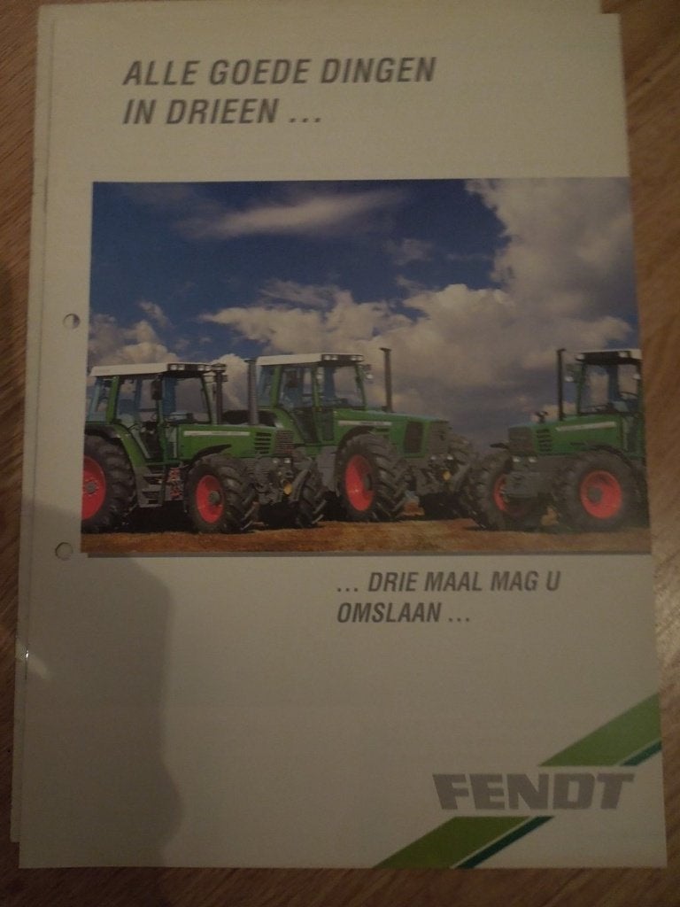 Fendt tractor folders, Ophalen of Verzenden, Zo goed als nieuw