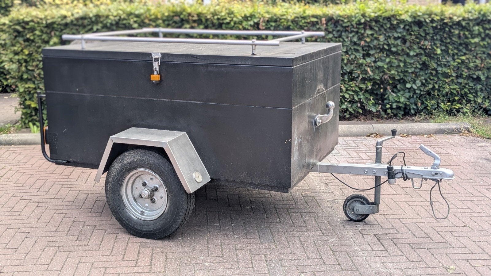Bagagewagen / aanhanger met klep, Ophalen