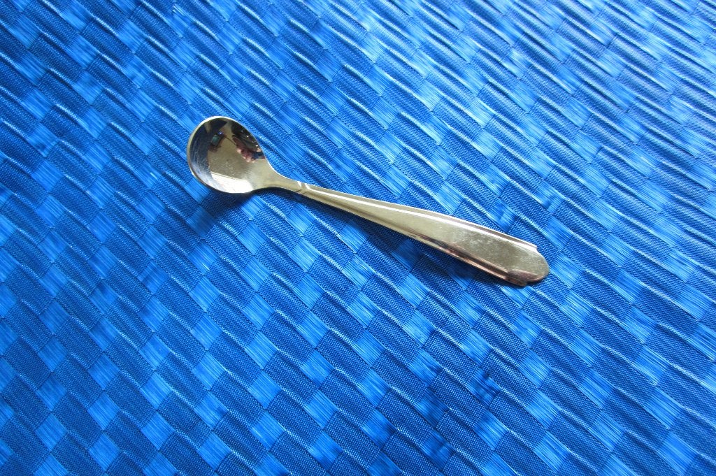 Mosterdlepeltje,kruiden  9,5cm Gero Zilmeta stropdas 573, Ophalen of Verzenden, Zo goed als nieuw, Rvs of Chroom, Vaatwasserbestendig